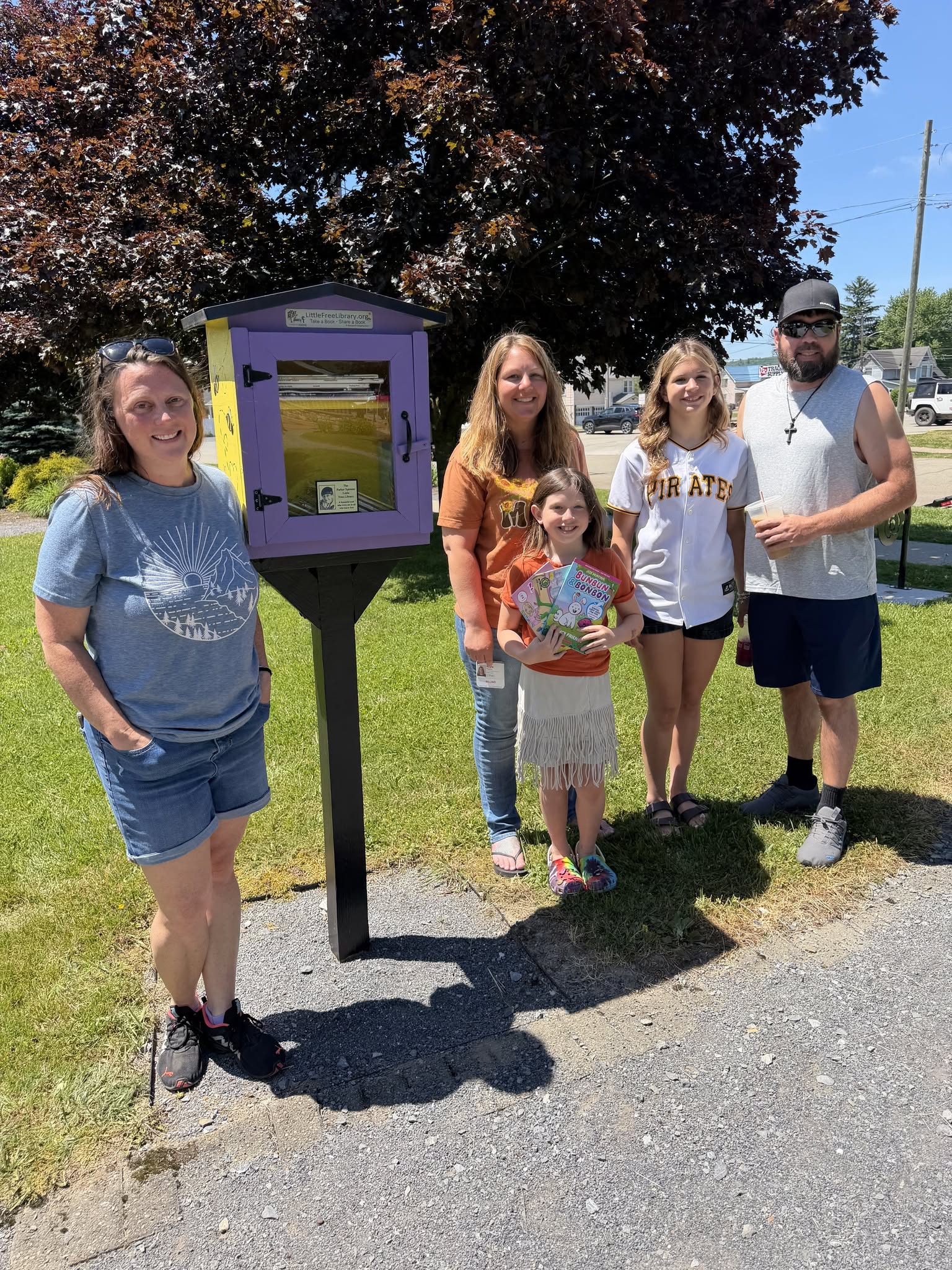 Check out The Parker Sprouse Little Free Library located at the Coudersport Arboretum!