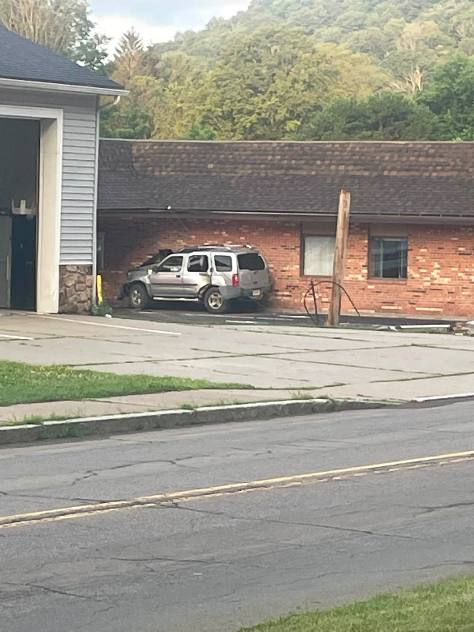 SUV CRASHES INTO JVB BANK IN COUDERSPORT