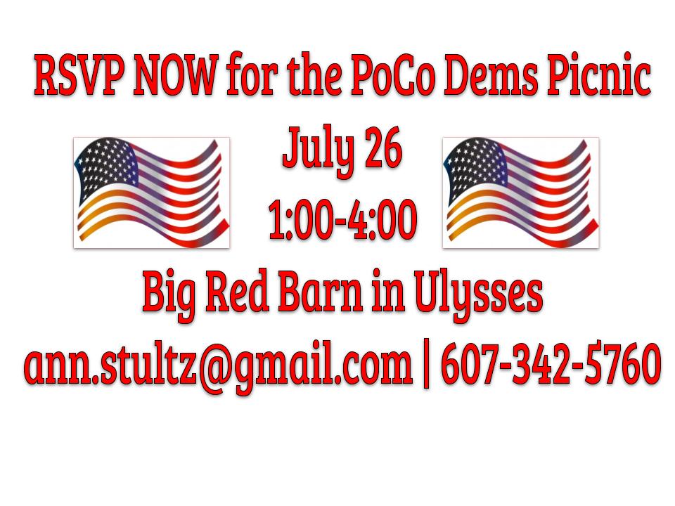 Have You RSVP’d for the PoCo Dems Picnic?