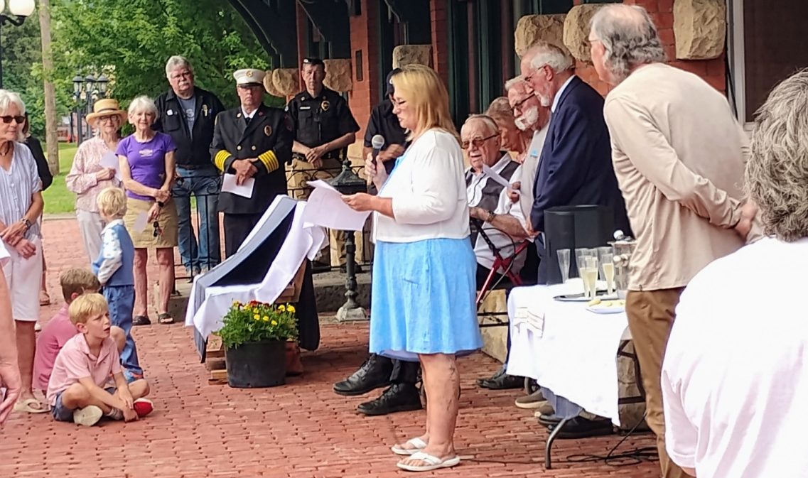 Coudersport Community Honors Dan Glassmire With Memorial Bench