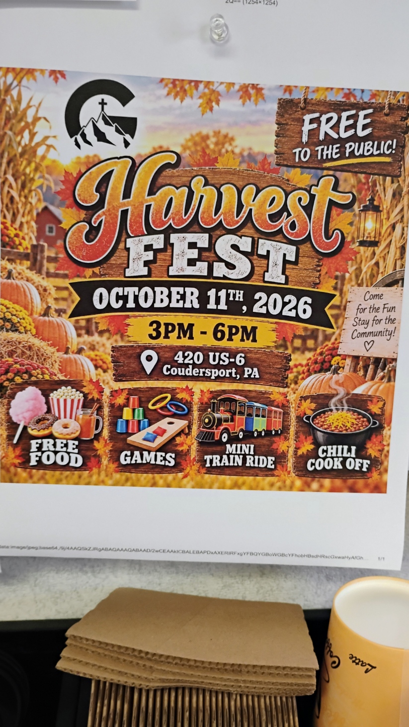 HARVEST FEST IN COUDERSPORT!